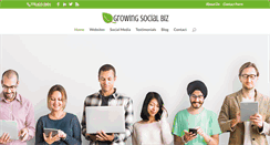 Desktop Screenshot of growingsocialbiz.com